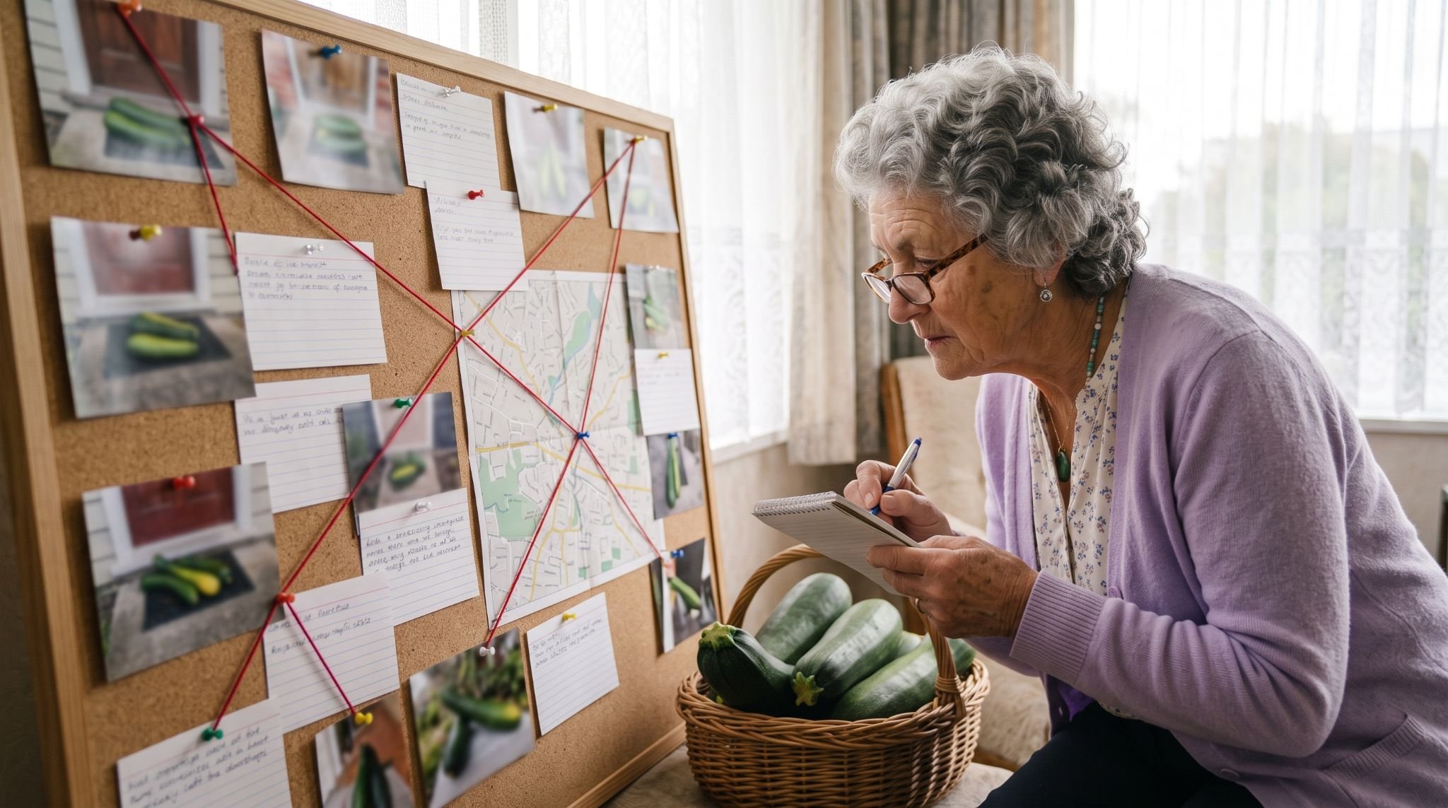 Burnside resident channels Poirot over mysterious courgette deliveries